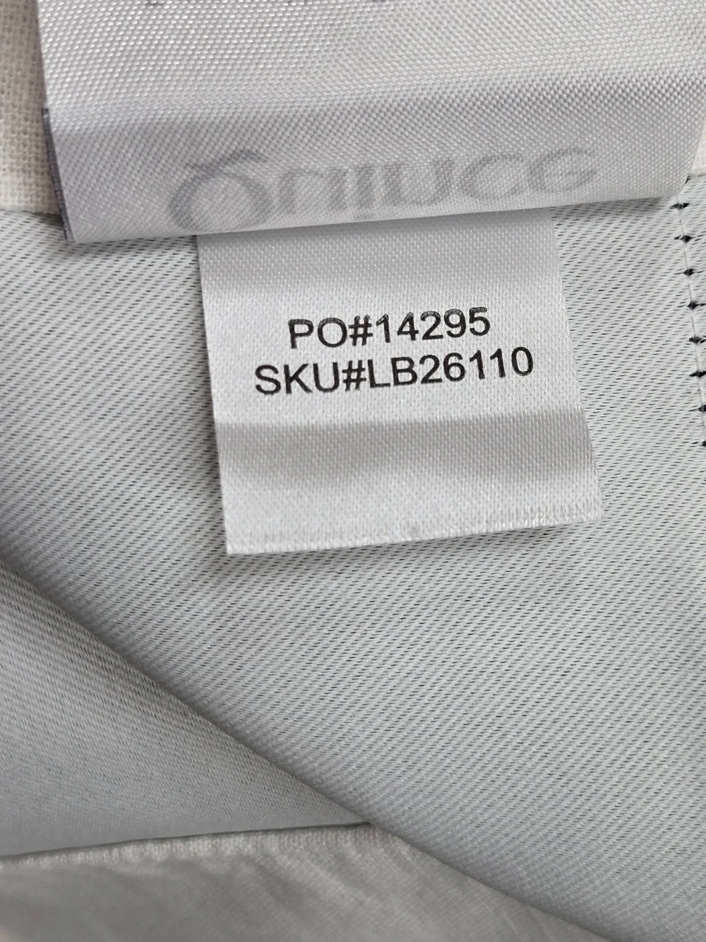 QUINCE Set Of 2 48x96 European Linen True Blackout Curtains White 9629
